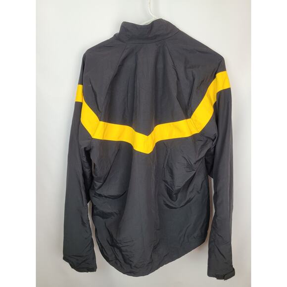 US Army Unisex PT Windbreaker Sz M Official Uniform Black Yellow Full Zip Jacket - Picture 6 of 9
